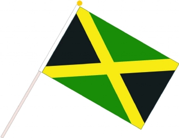 Jamaican flag waving