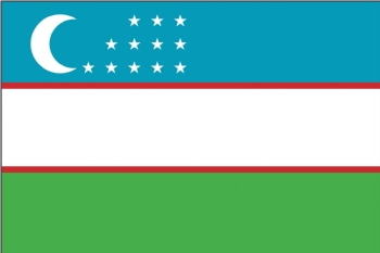 National flag of Uzbekistan